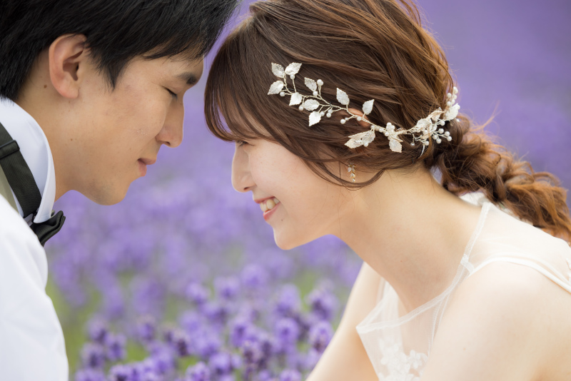 夏は富良野でロケーションフォトウェディング！