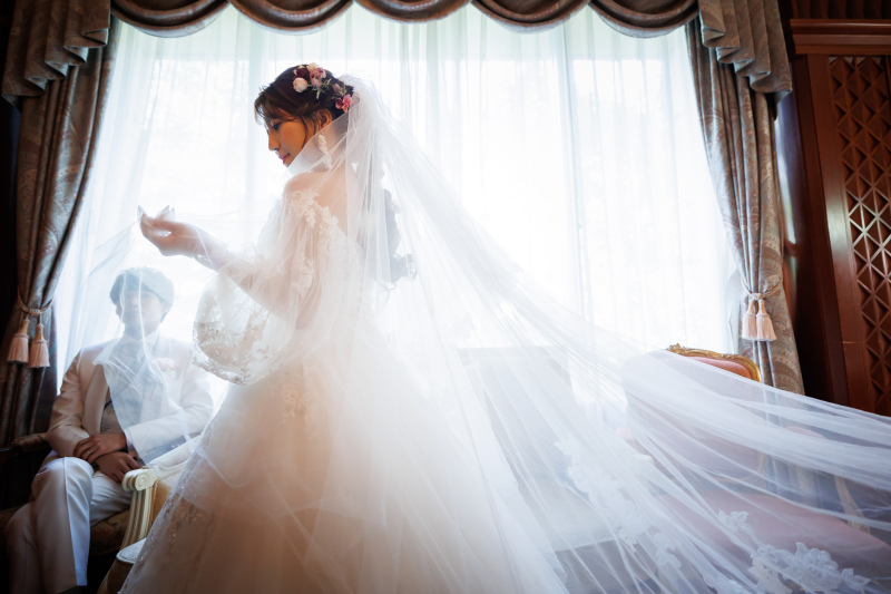 お仕度中に一枚✧