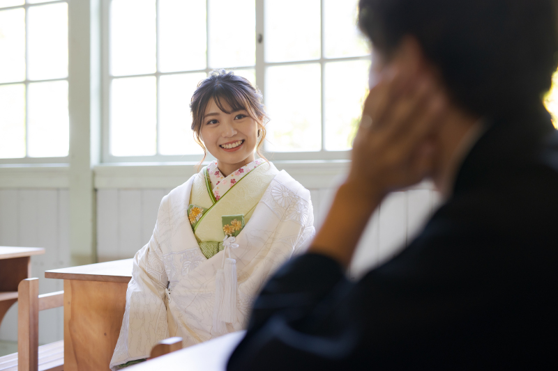 学校で前撮りができる？！