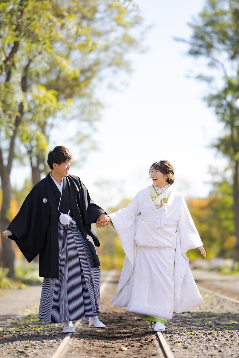 線路の上を歩こう