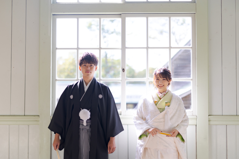 北海道開拓の村でフォトウェディング！