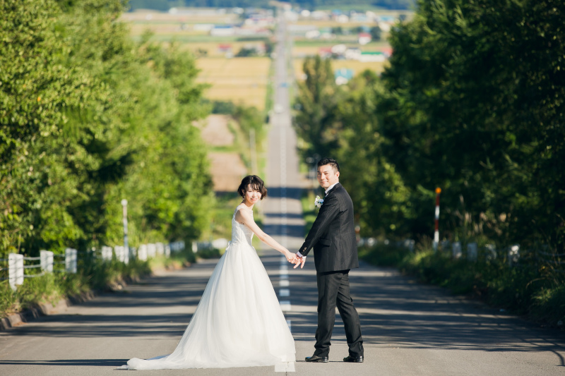 一本道での撮影