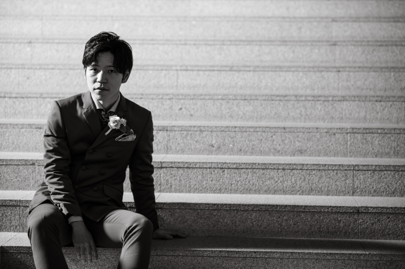 新郎様もソロショット撮りますよ♪