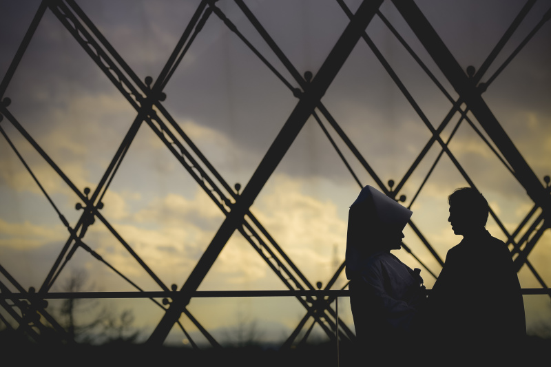 ガラスのピラミッド