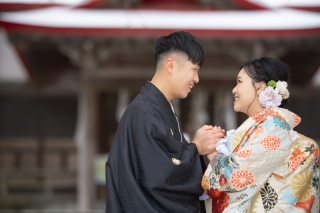 冬フォトウェディング｜永山武四郎邸・伏見稲荷神社