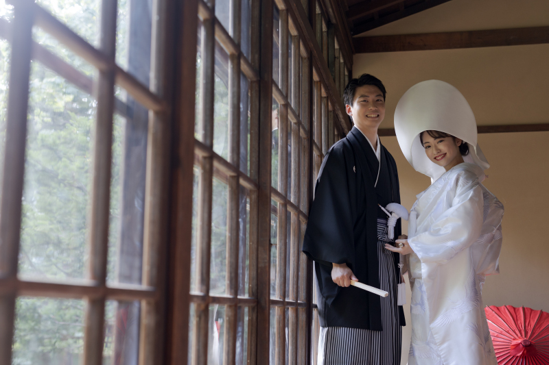 前撮りは和装を❀