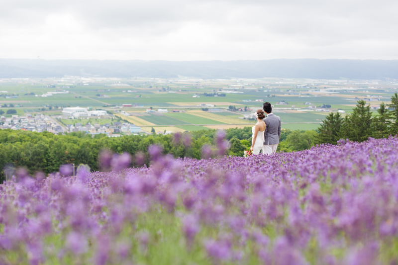 十勝丘連邦を一望できるスポット、彩香の里♪