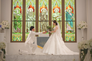 まるで挙式のように...