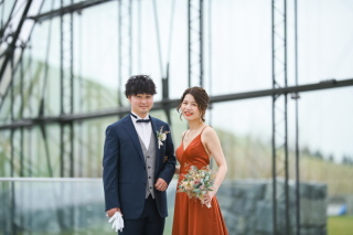 モエレ沼公園で洋装ロケーション