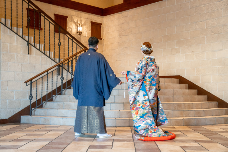 色打掛】流水梅花鶴