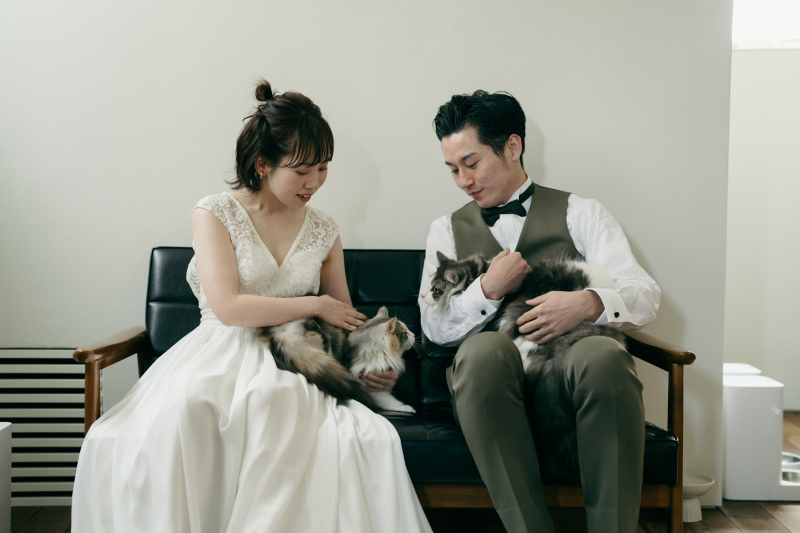 ペットとの撮影