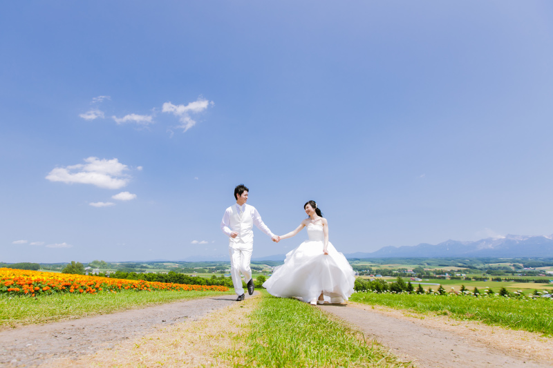 ＊青の空　白のふたり＊