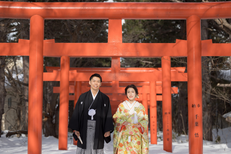 札幌で和装フォトウェディング・前撮り