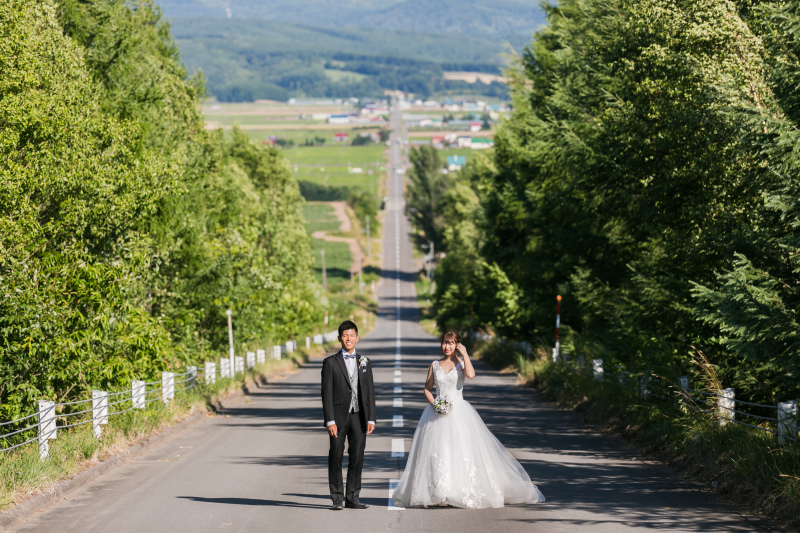 一本道での撮影