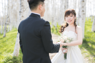 洋装でモエレ沼公園フォト