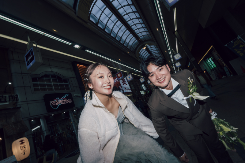 札幌街並み・スポットフォトウェディング