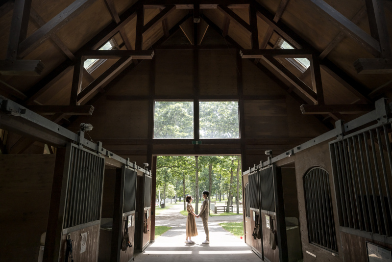 ノーザンホースパークのフォトウェディング・前撮り