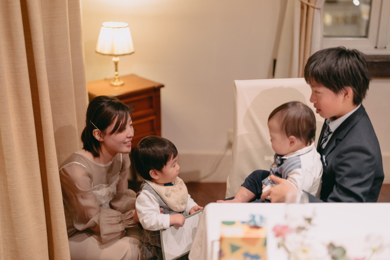 お子さまと一緒