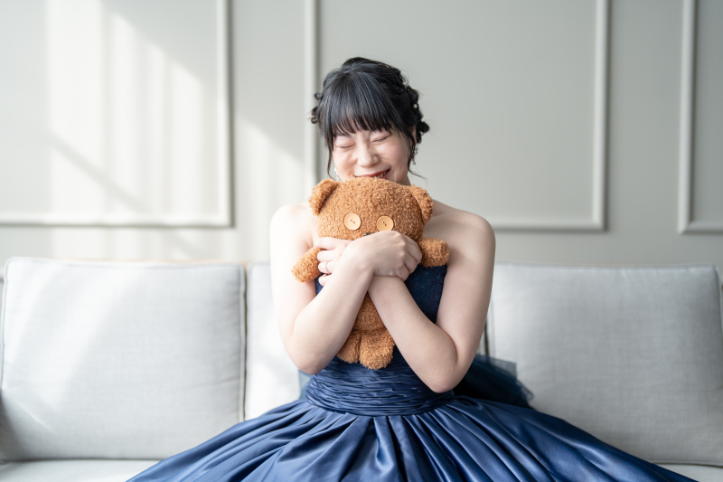 可愛い花嫁写真