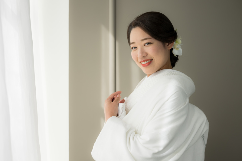 美しい花嫁姿