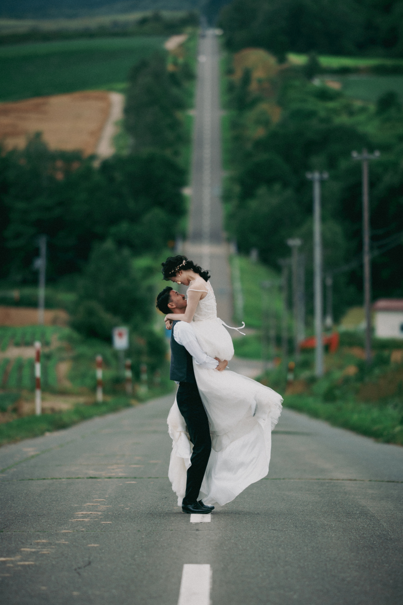 撮影〜富良野一本道