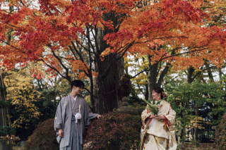 和装で紅葉ロケーション＆洋装で札幌街並み･スポットフォト