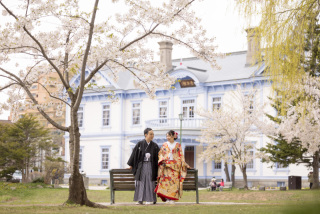 桜と前撮り❀｜中島公園