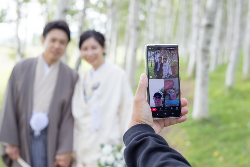 家族に晴れ姿を見せたい！