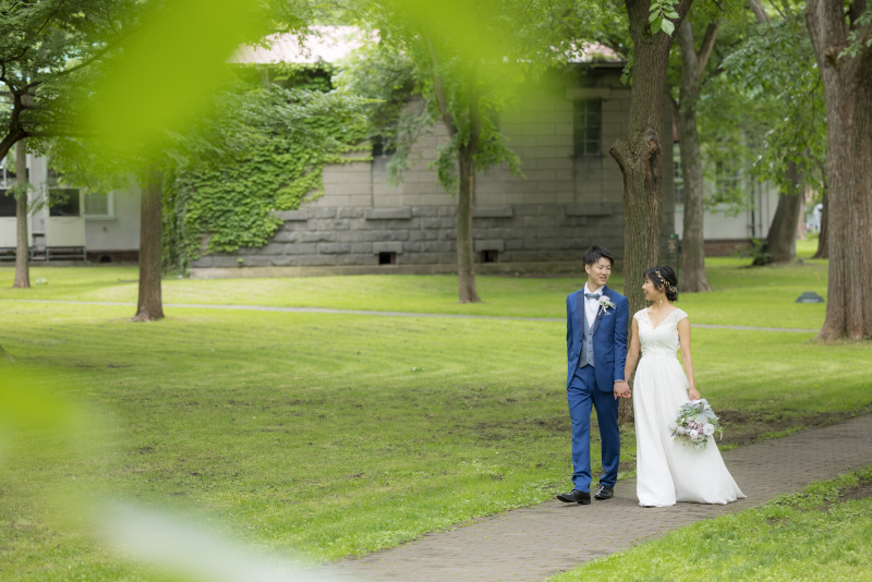 母校でフォトウェディング・前撮り