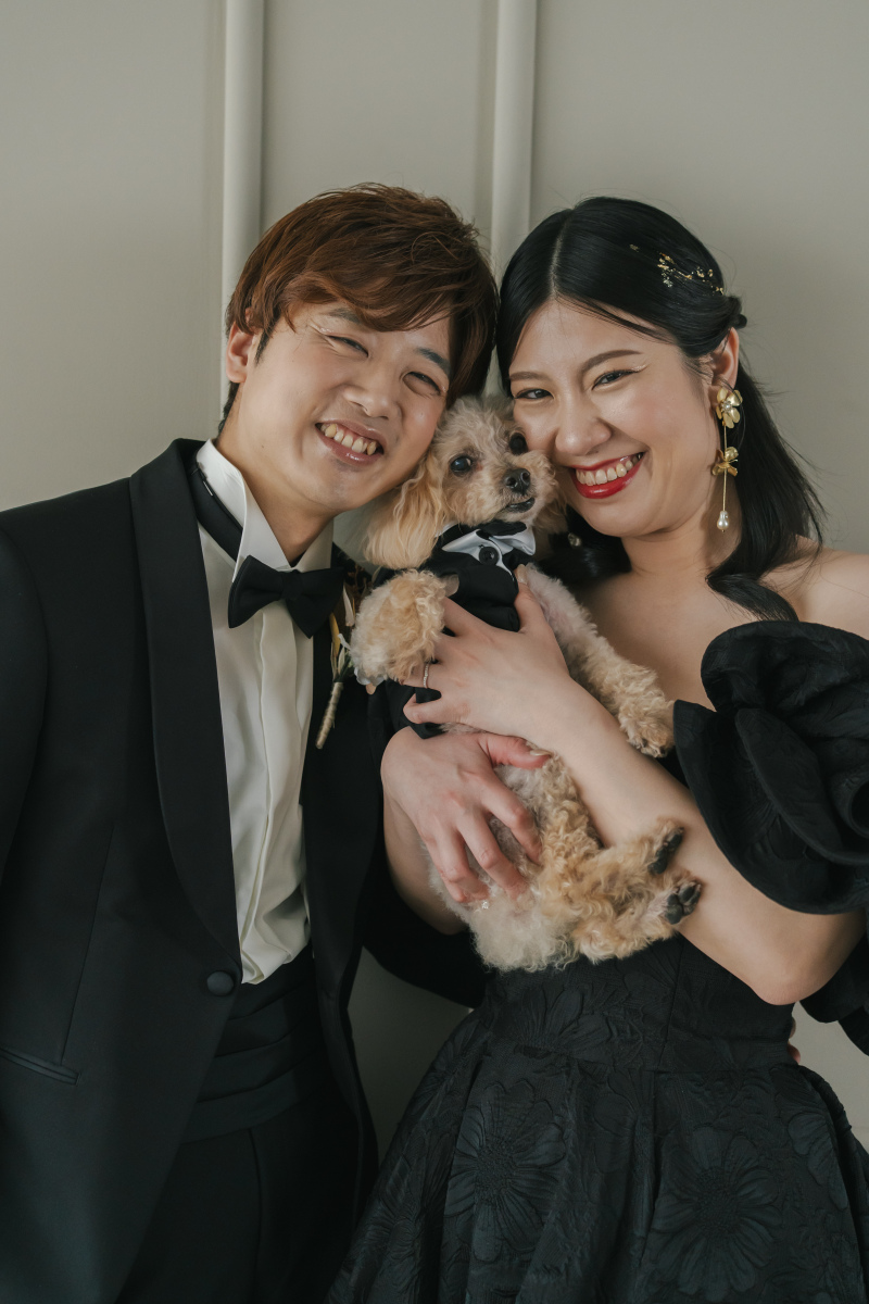 ペットと一緒にフォトウェディング・前撮り