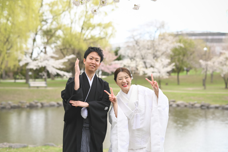 先ほどのお写真と同じポーズ?!