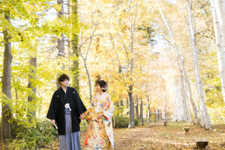 ガトキンチャペル＆紅葉ロケーションフォトウェディング