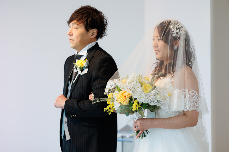 結婚式を挙げているような撮影も◎