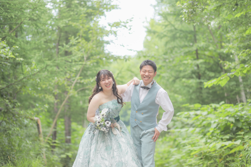 笑いが絶えない！楽しい富良野ロケーションフォトウェディング