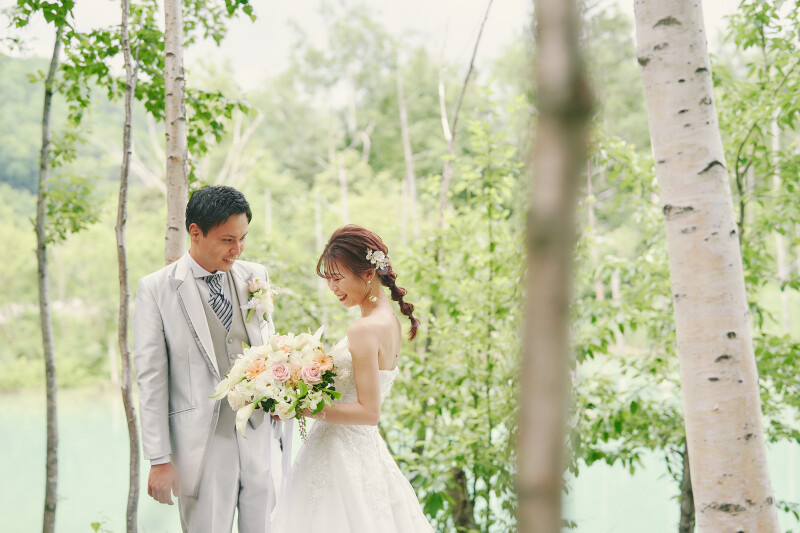 美瑛ー青い池ー