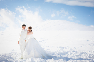 一面の雪景色の世界