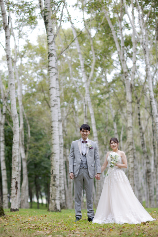 家族でノーザンホースパークウェディングフォト！