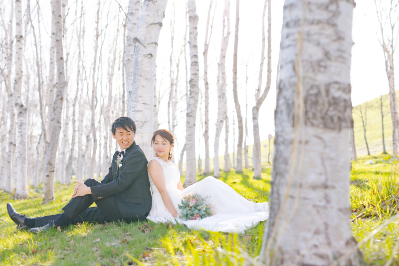春のフォトウェディング｜モエレ沼公園