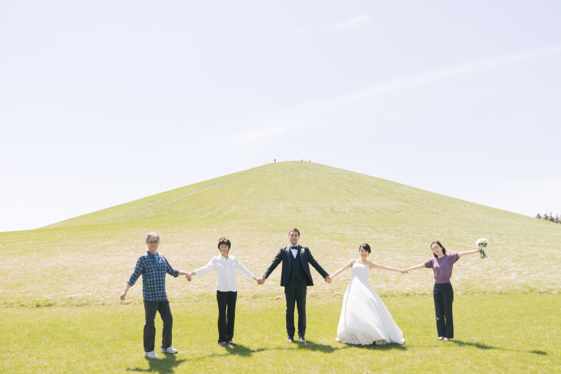 家族と手をつなごう