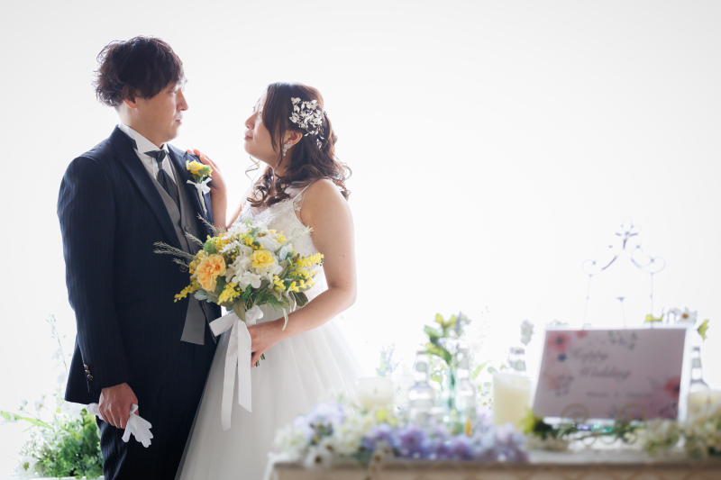 挙式会場内でのチャペルフォト♪