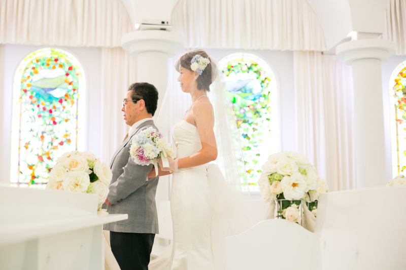 挙式と同じスタイルで