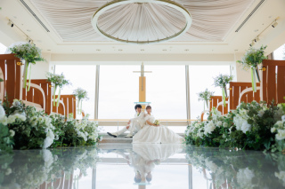 海の見えるチャペルで