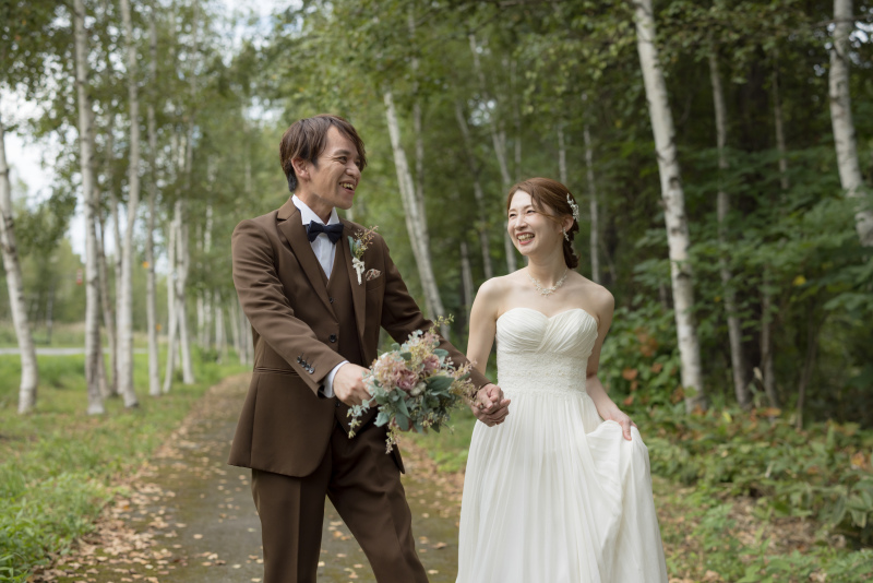 夏は富良野でロケーションフォトウェディング！