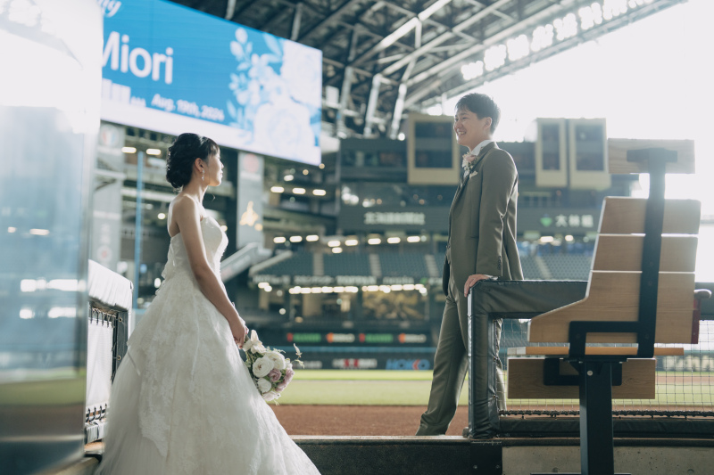 エスコンフィールドHOKKAIDOでフォトウェディング！