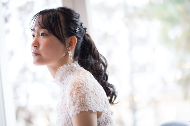 とびきり美しい花嫁姿で