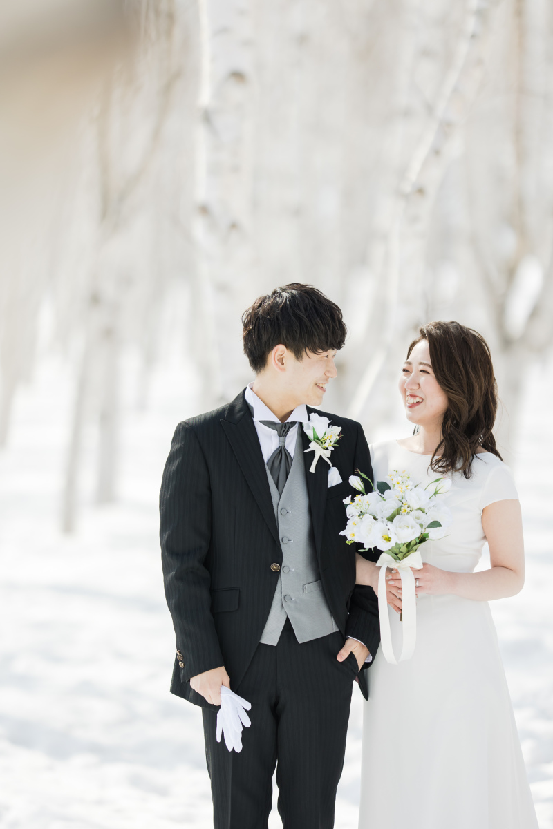 真っ白な雪ロケーション