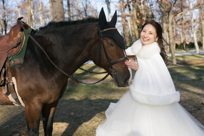 可愛い花嫁写真
