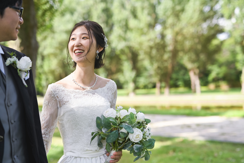 秋のフォトウェディング