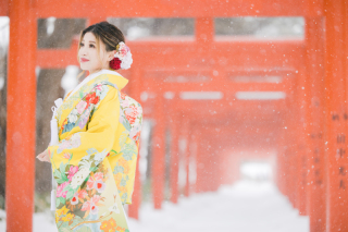 色打掛が旬！冬の和装ロケーション
