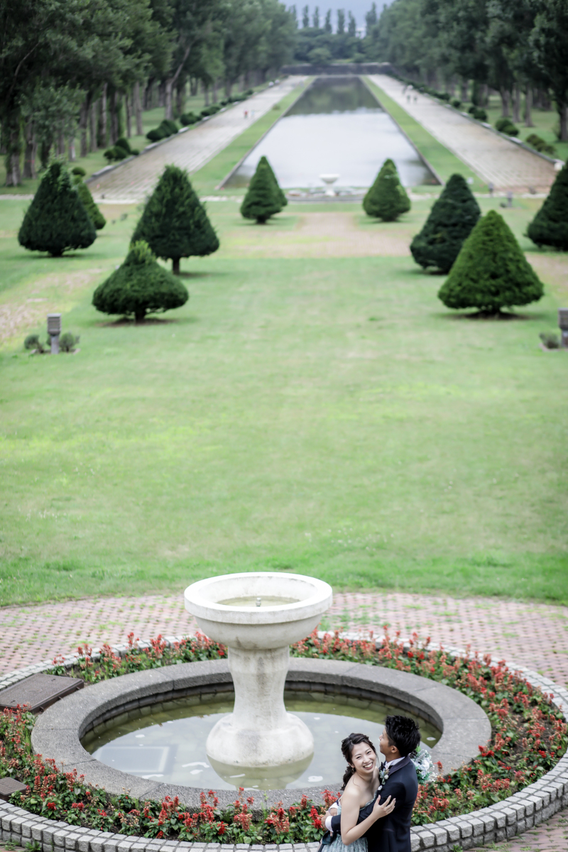 自然の中のおふたり